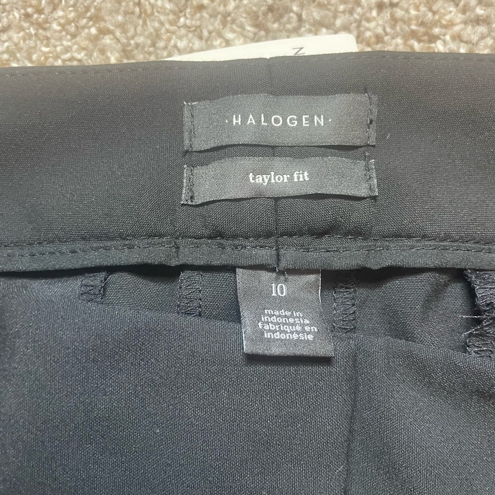 Halogen - NWT Taylor Fit Black Pants - Size 10 - Picture 3 of 11